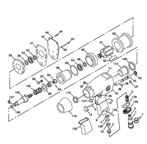 Figure 0 Diagram and Parts List for CP772HK  Chicago Pneumatic Wrench